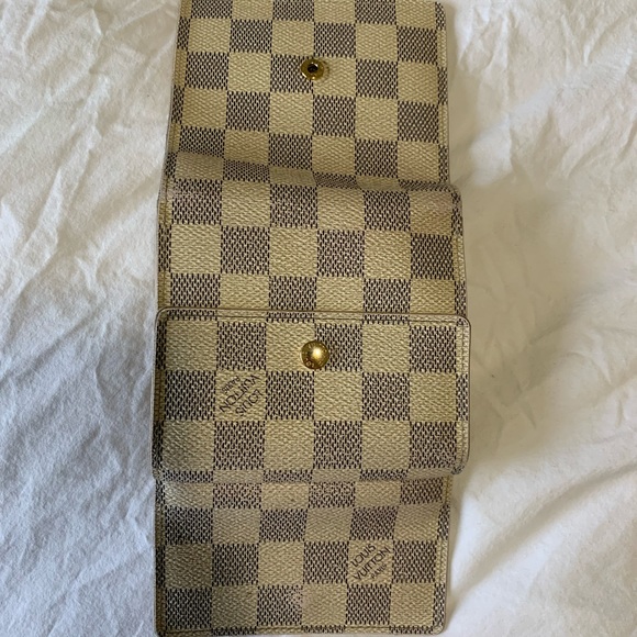 AUTHENTIC Louis Vuitton Damier Azur Elise Wallet - Picture 11 of 13